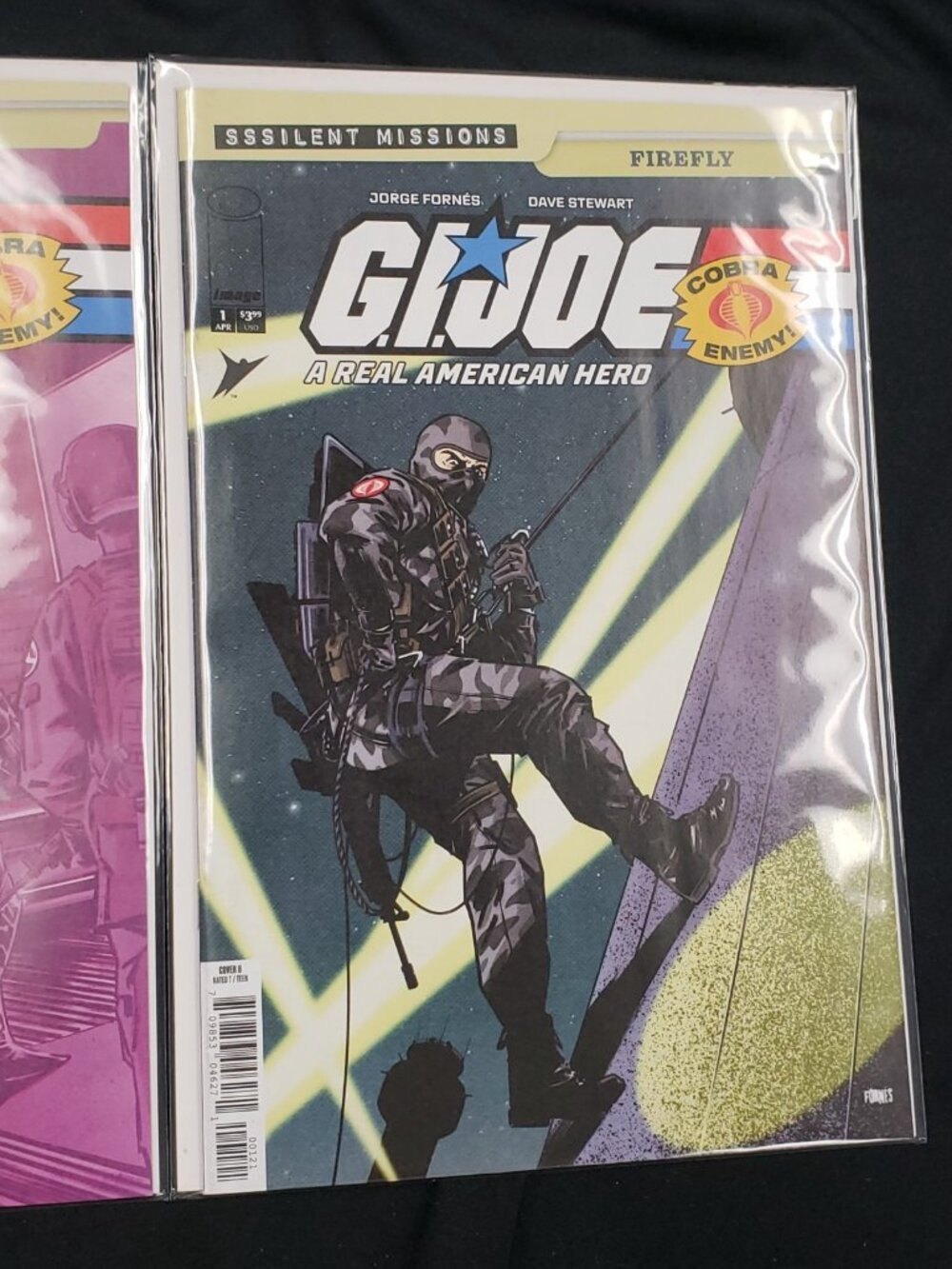 GI Joe SSSilent Missions Firefly #1 Prestige Variant Set A B 1:10 Fornes - Picture 3 of 9